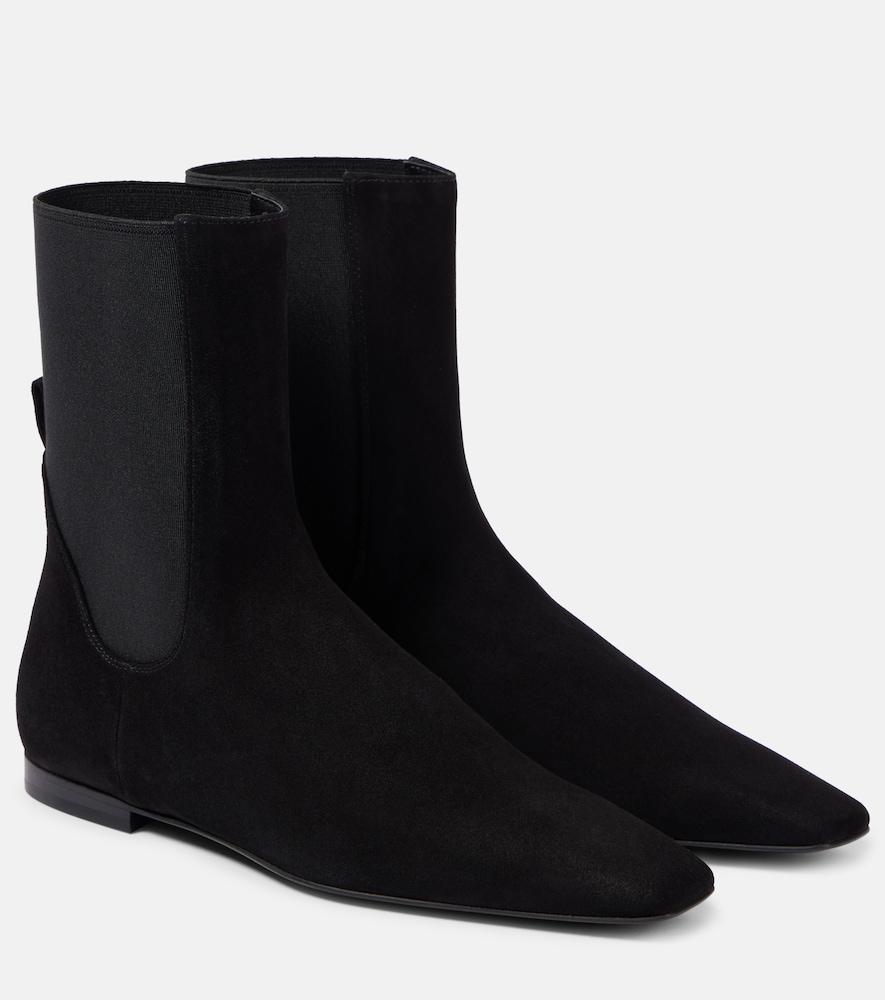 toteme suede chelsea boots