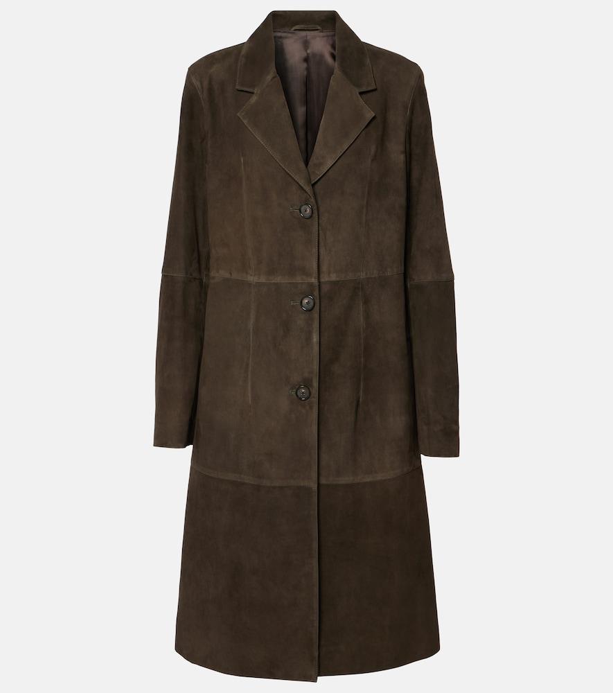 toteme suede coat