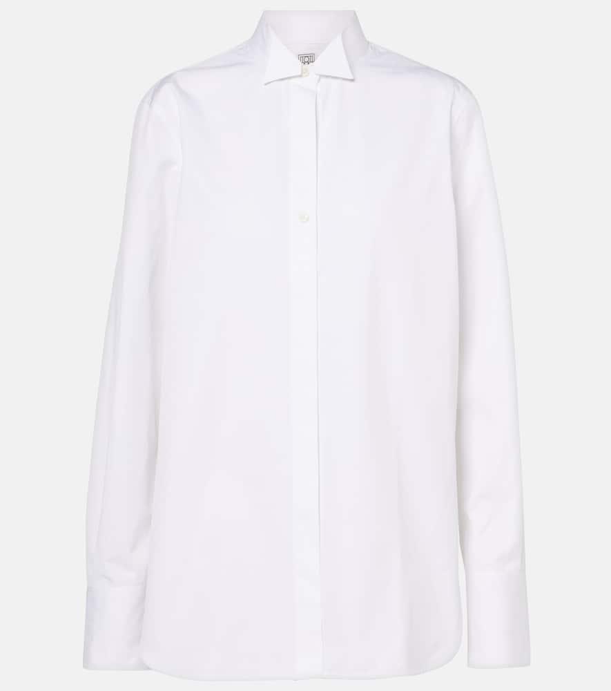 toteme tuxedo cotton shirt
