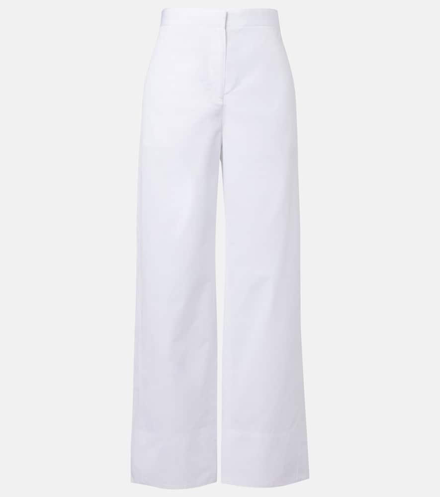 toteme twisted seam cotton poplin wide