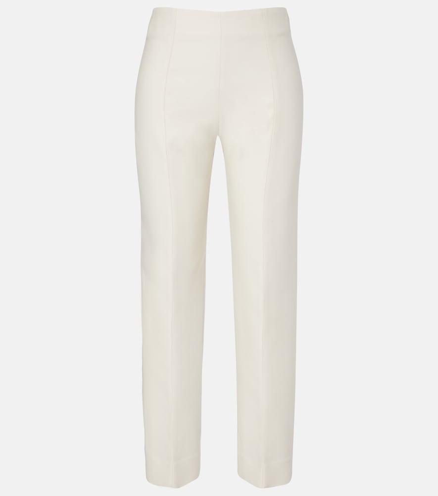 toteme wool and silk slim pants