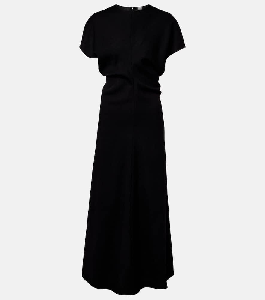 toteme wool maxi dress