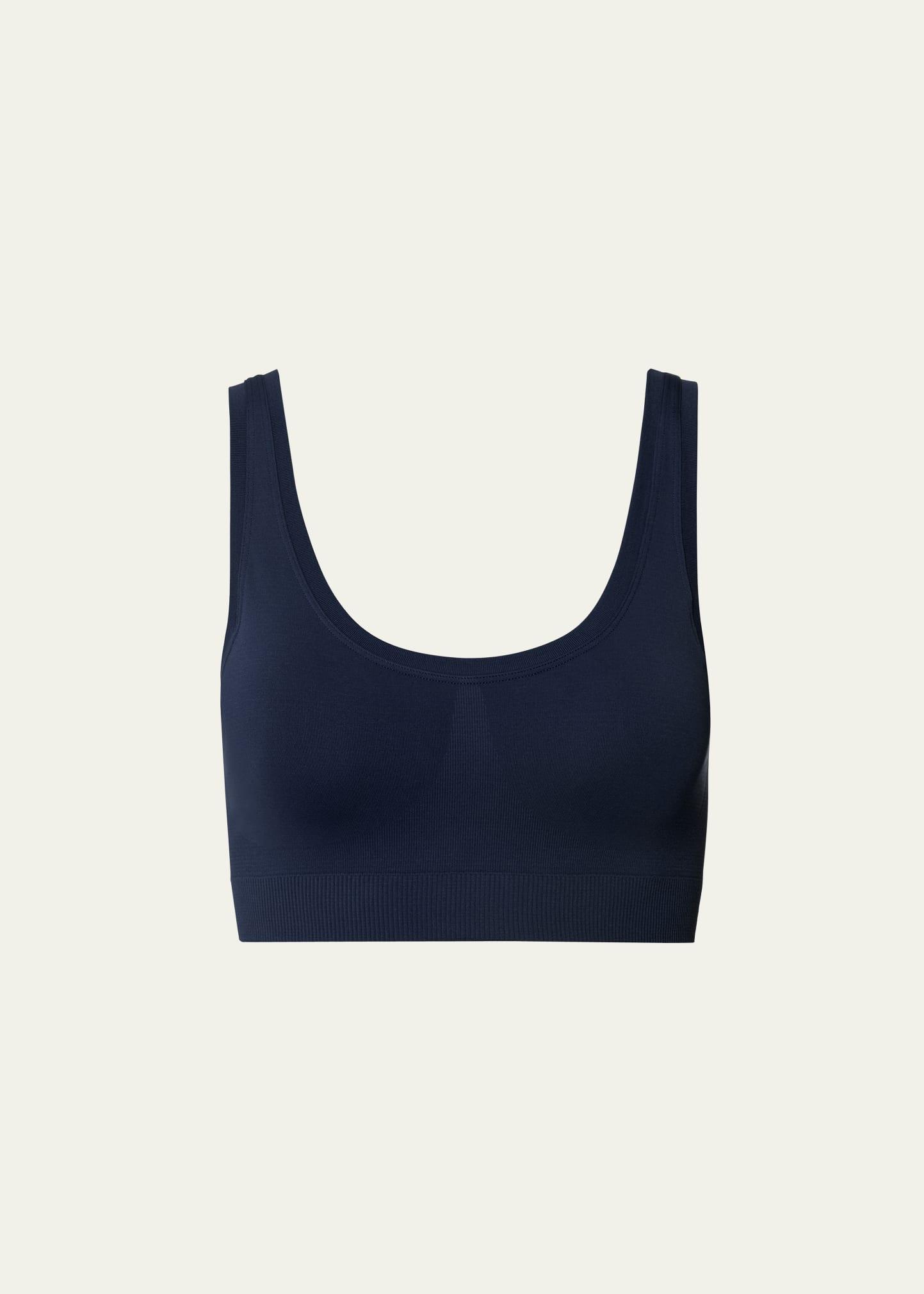 touch feeling padded microfiber bralette