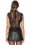 tours sleeveless lace top