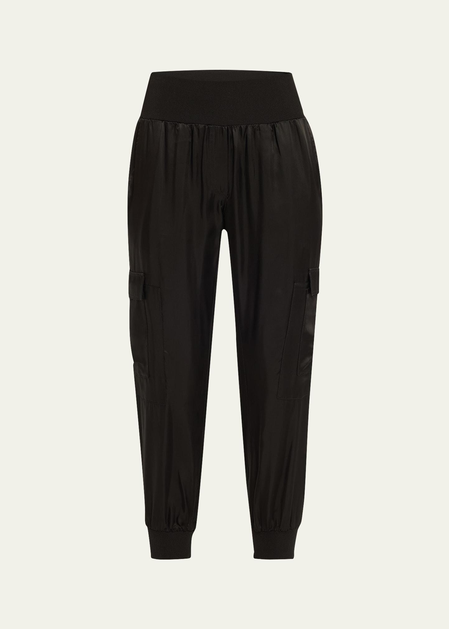 tous les jours giles satin jogger pants