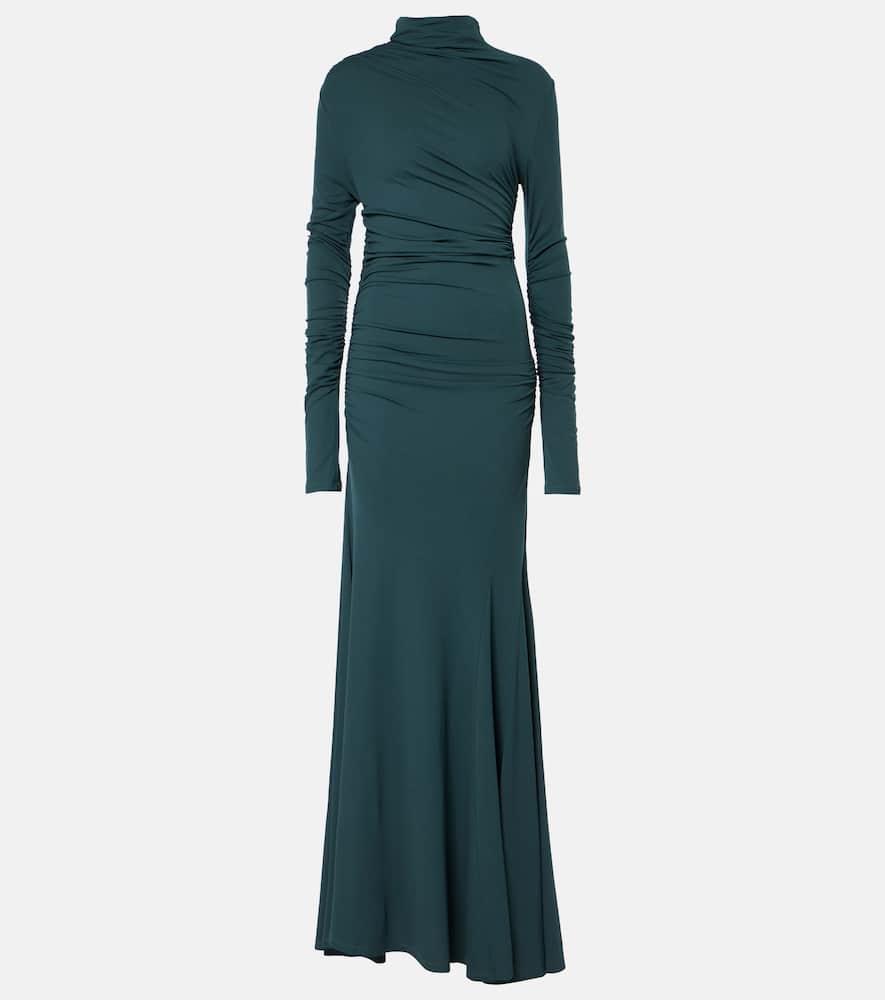 tove africa crêpe jersey maxi dress