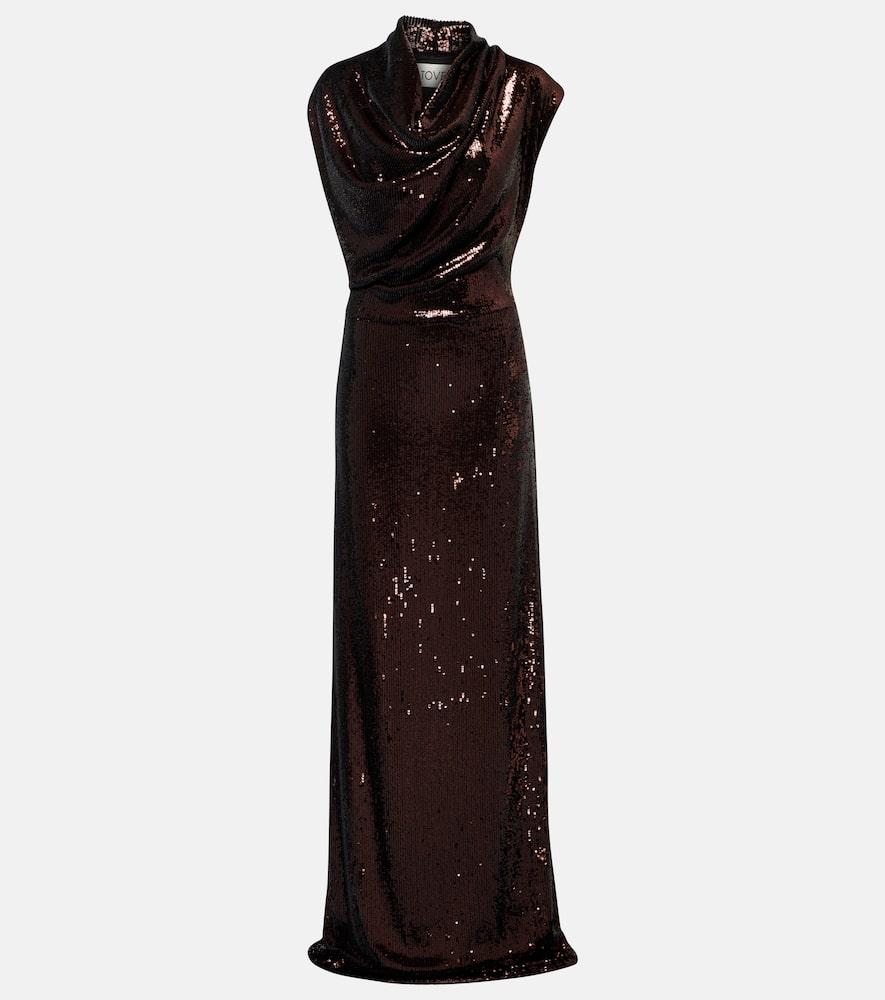 tove azalea sequined gown