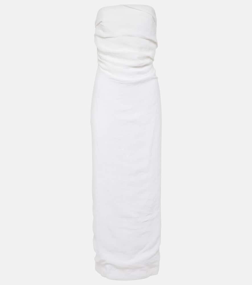 tove bridal sabella linen maxi dress