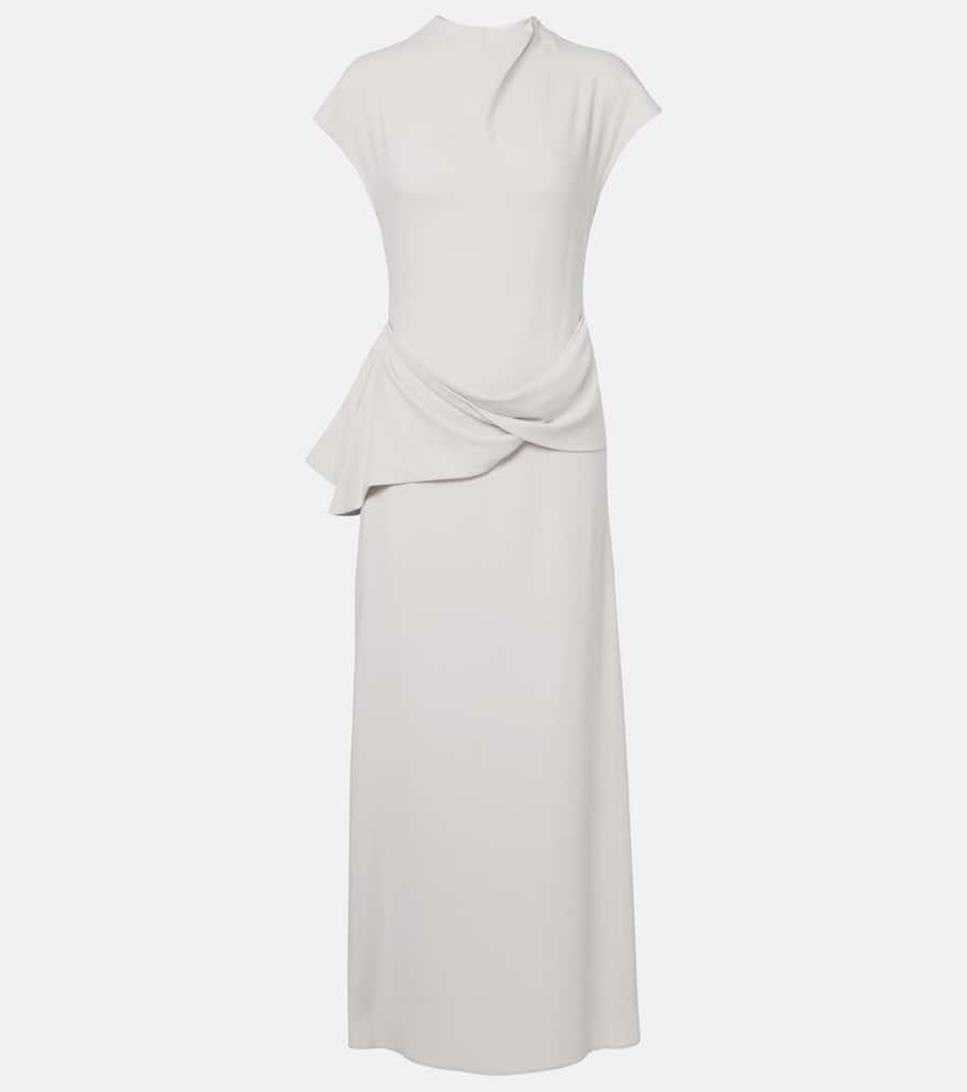 tove draped woven maxi dress
