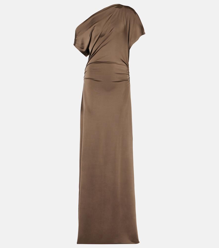 tove inez draped gown