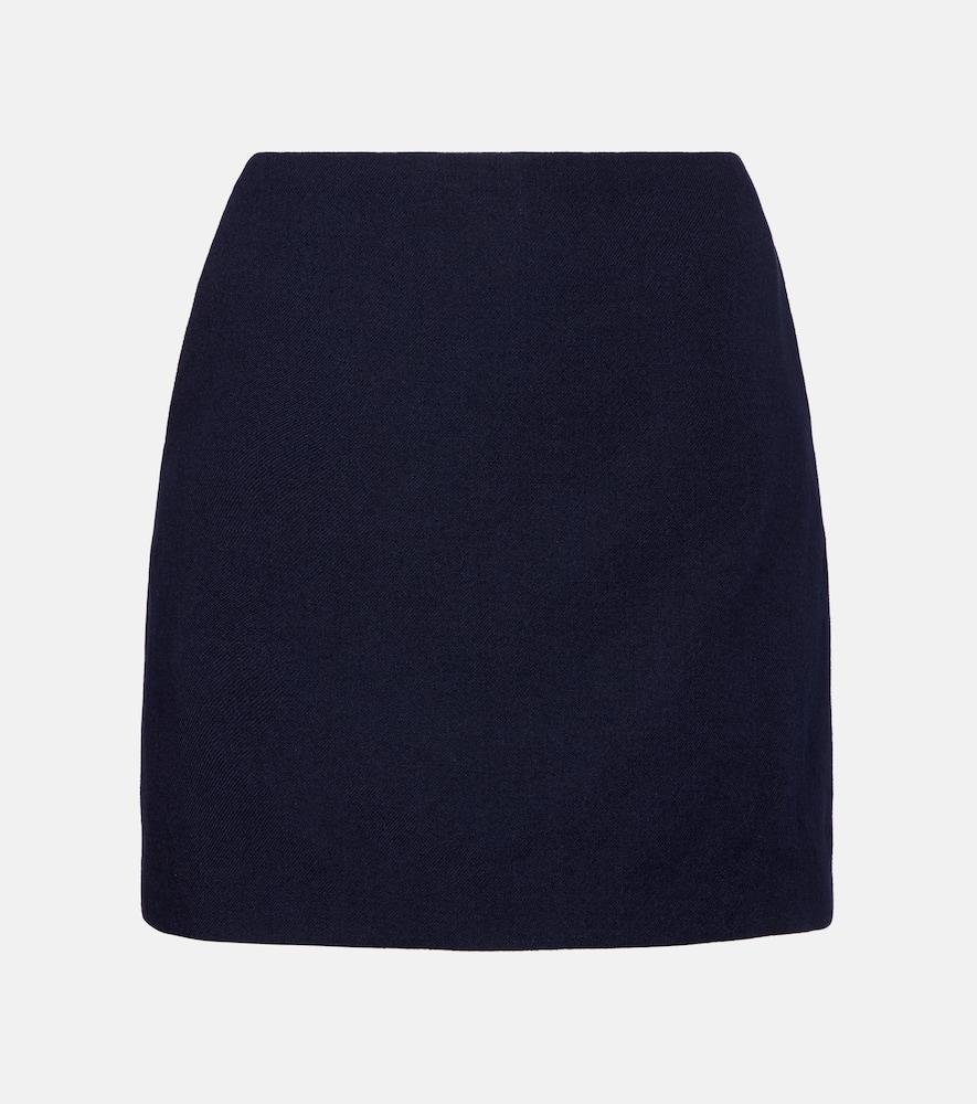tove jeanette virgin wool miniskirt