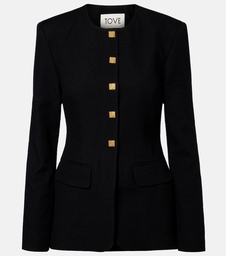 tove moya virgin wool blazer