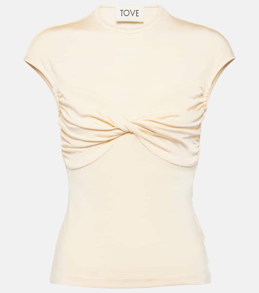 tove paola gathered jersey top