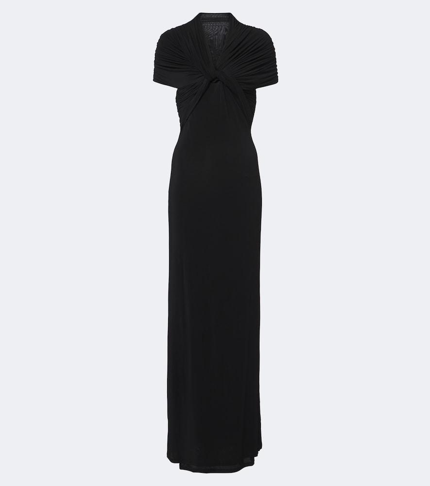 tove rama gathered maxi dress