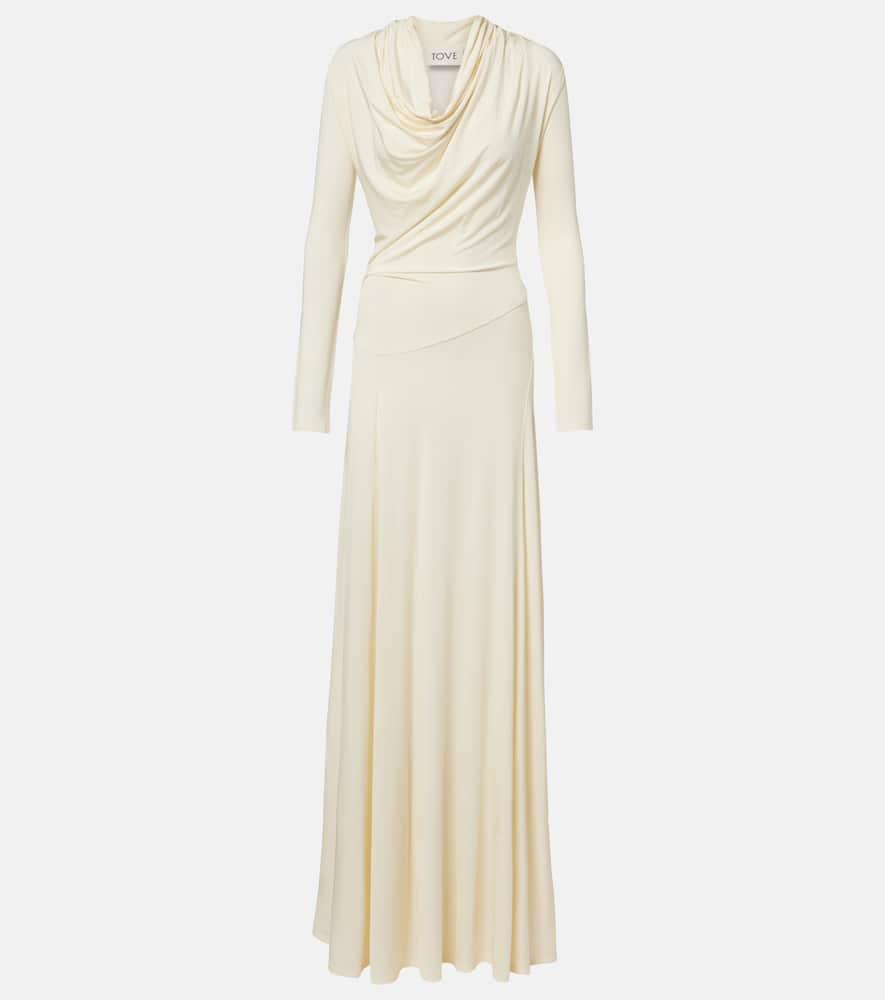 tove vevina jersey maxi dress