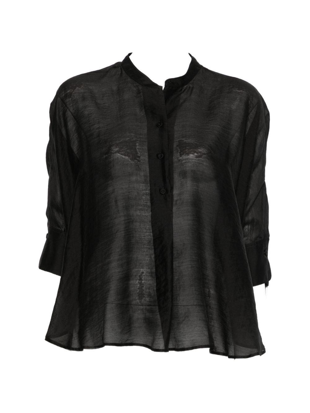 trame auree shirts black lyocell - women