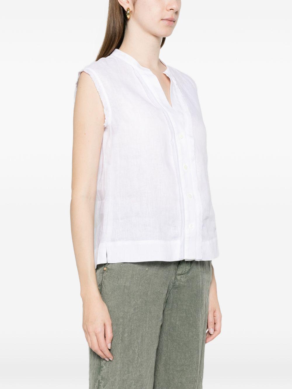 trame auree shirts white linen/flax - women