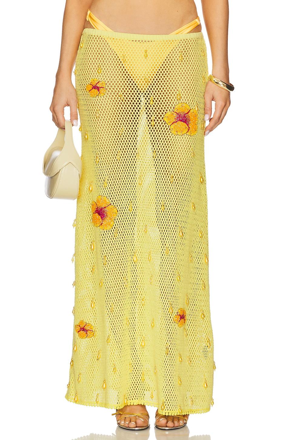treasure hibiscus maxi skirt