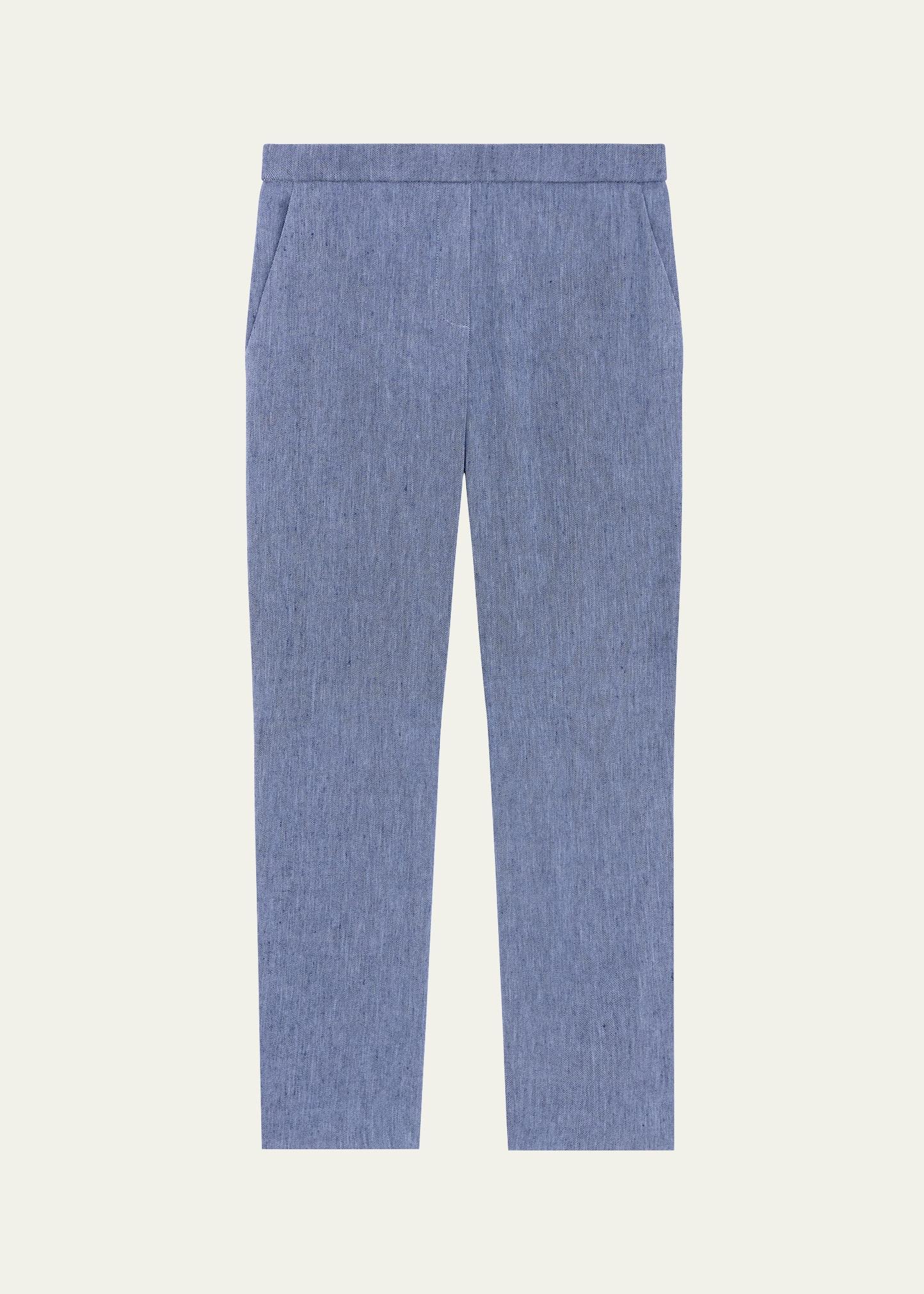 treeca pull-on ankle pants