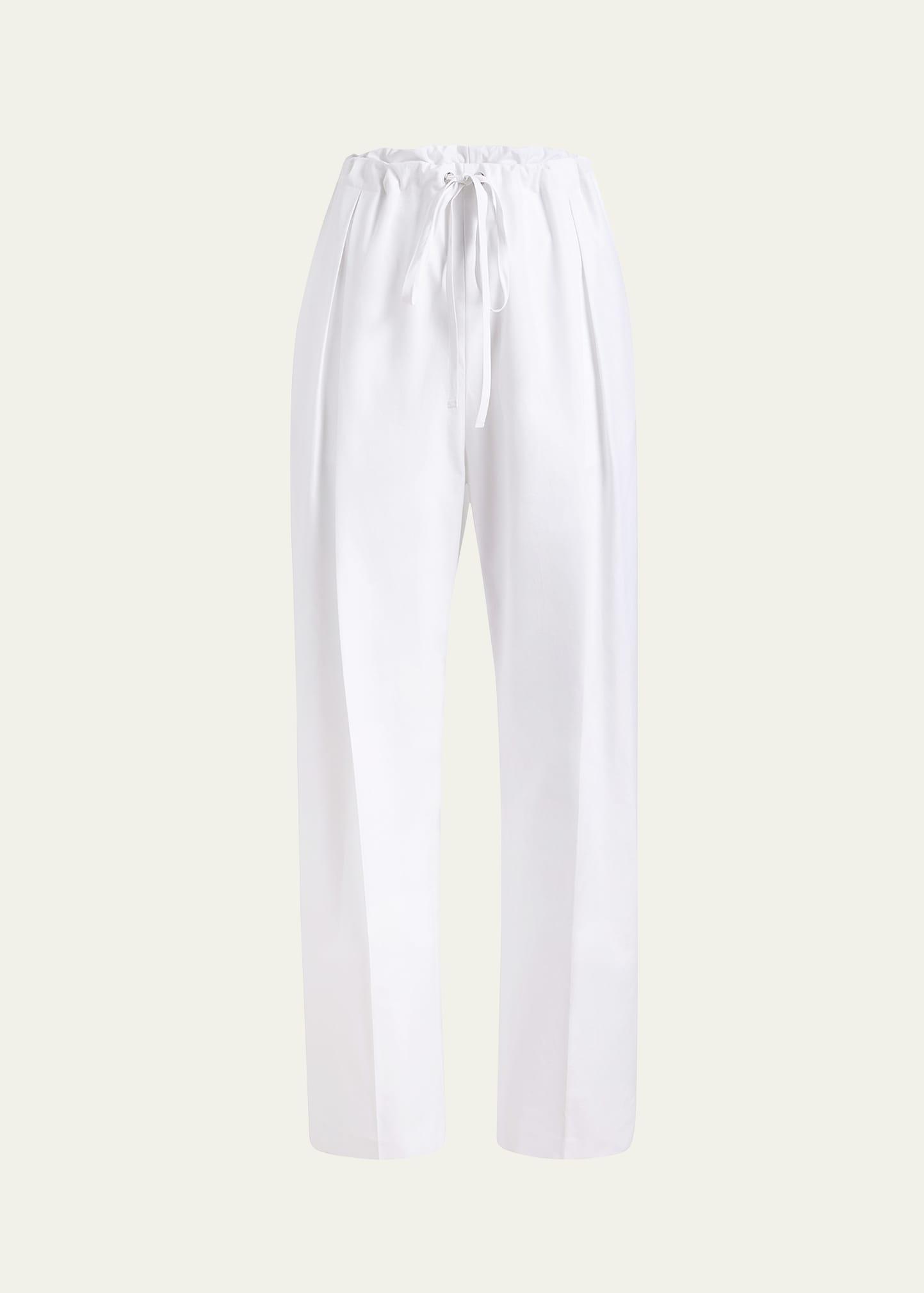 trenton drawstring cotton pants