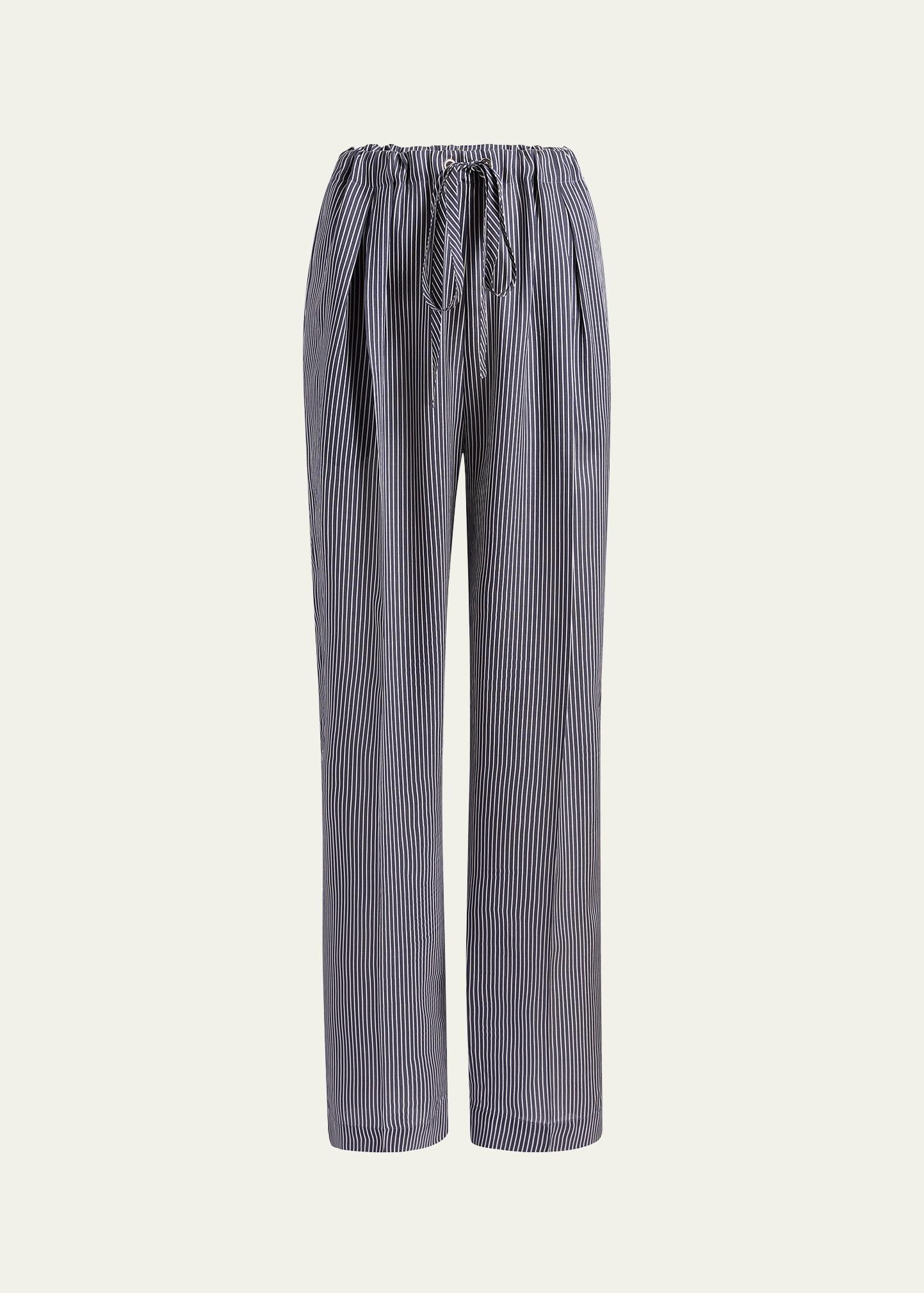trenton stripe drawstring pants