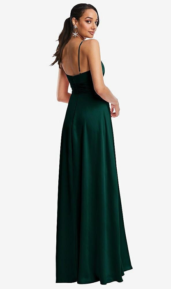 triangle cutout bodice maxi dress with adjustable straps