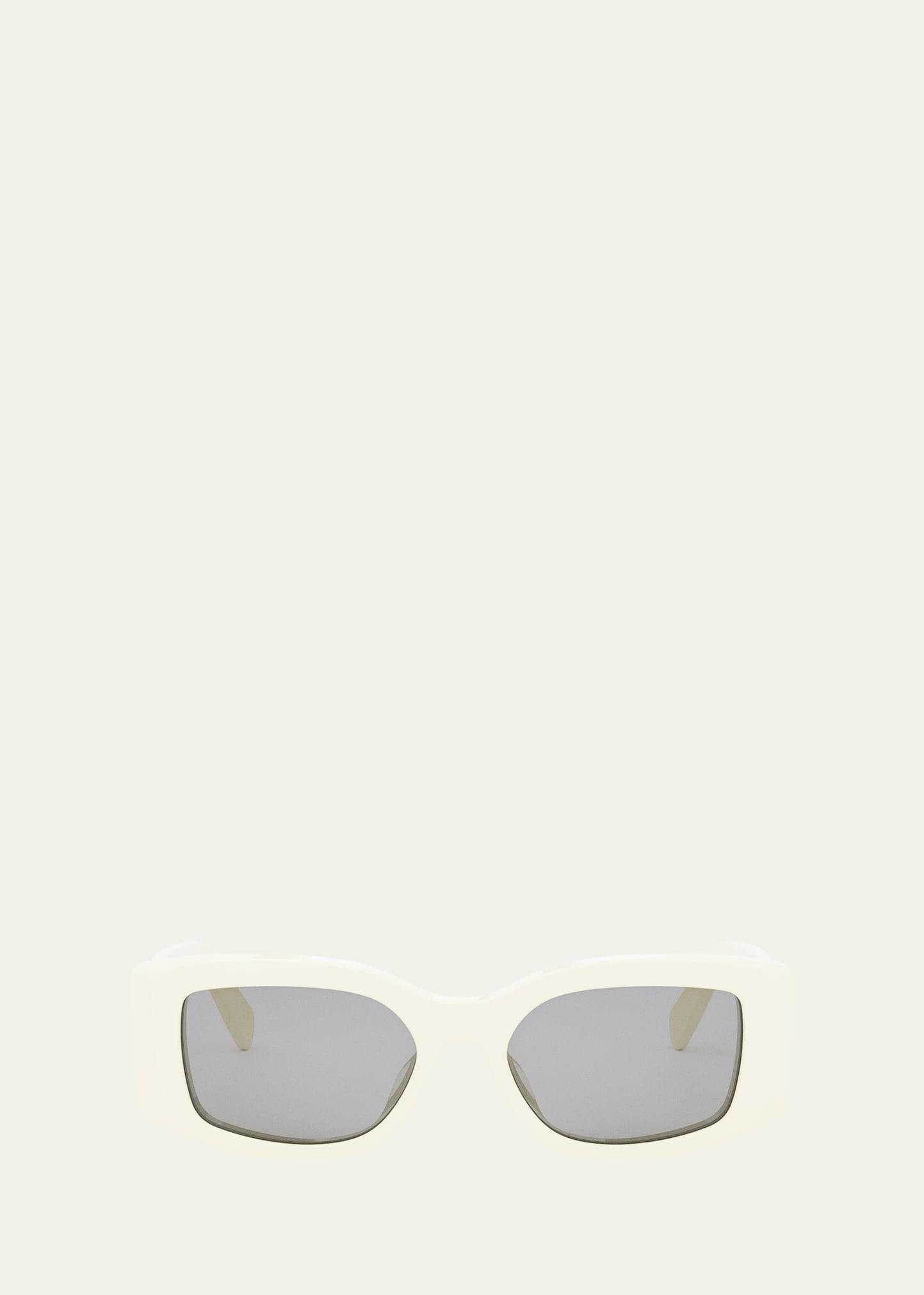 triomphe acetate rectangle sunglasses