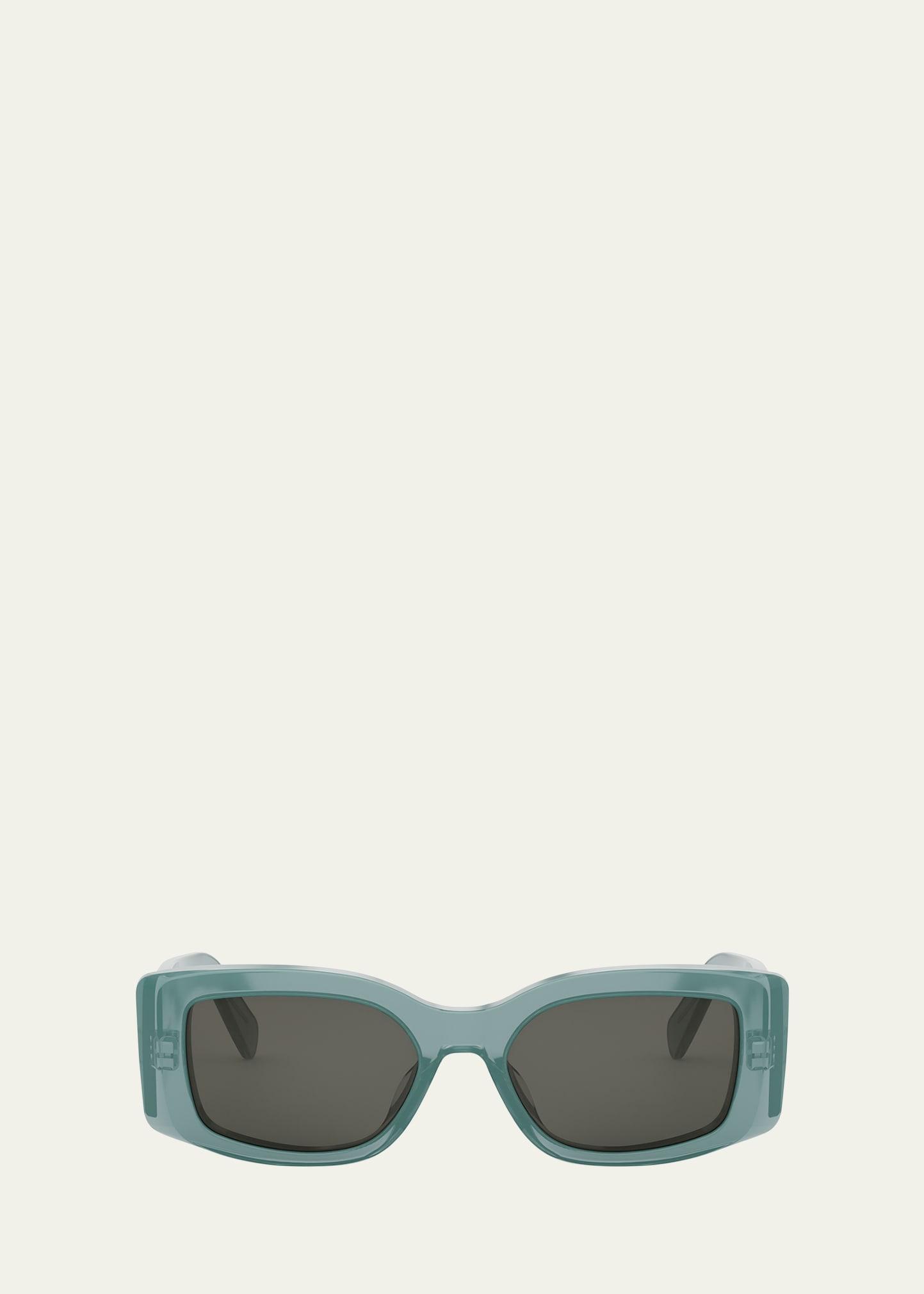 triomphe acetate rectangle sunglasses