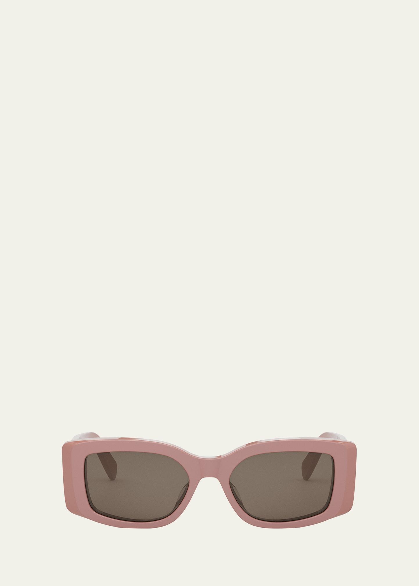 triomphe acetate rectangle sunglasses