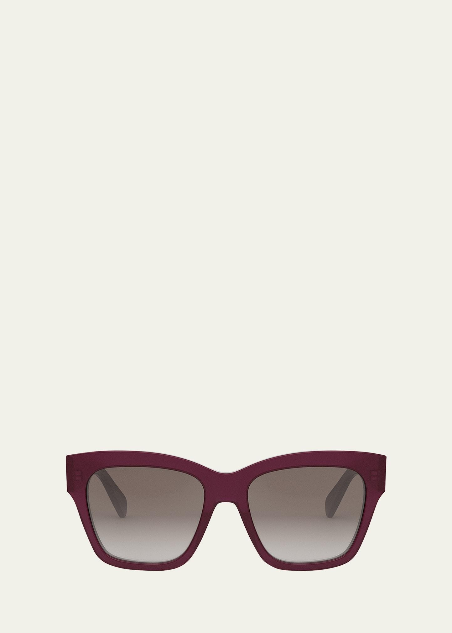 triomphe acetate square sunglasses