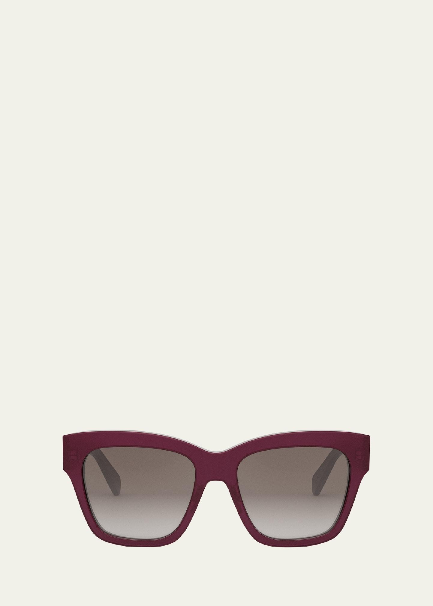 triomphe square acetate sunglasses