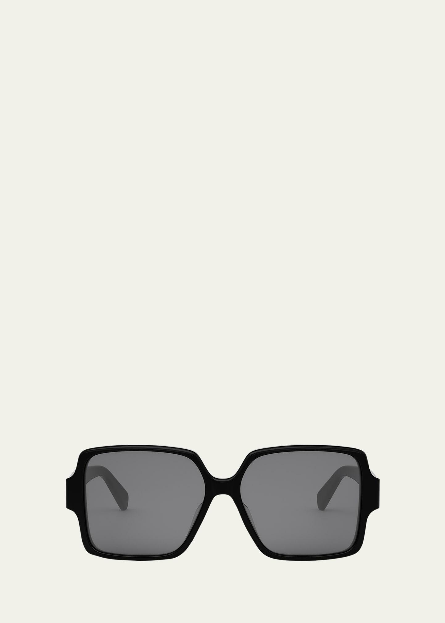 triomphe square acetate sunglasses
