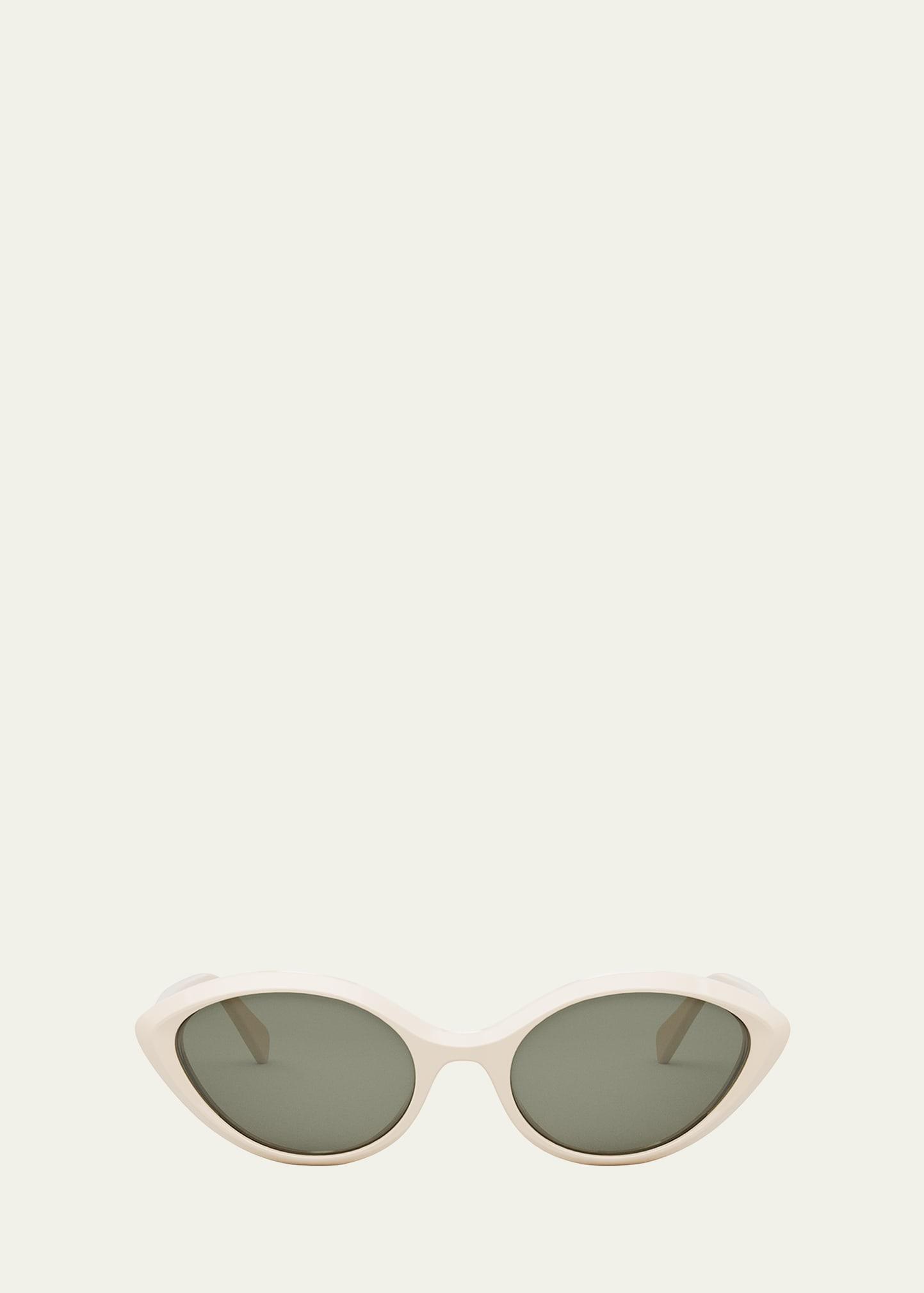 triomphe thin acetate cat-eye sunglasses