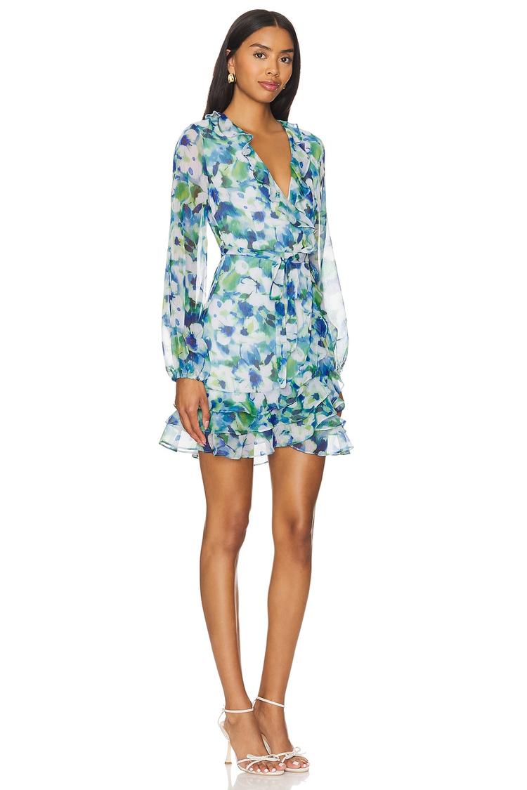 triple frill dress