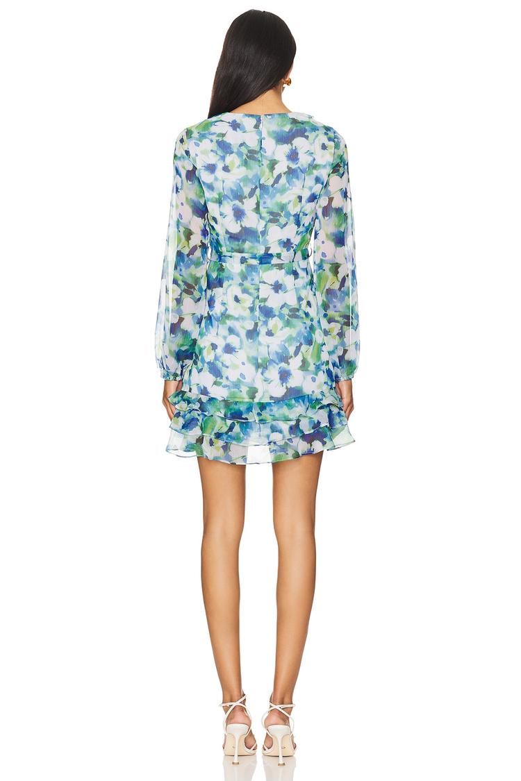 triple frill dress