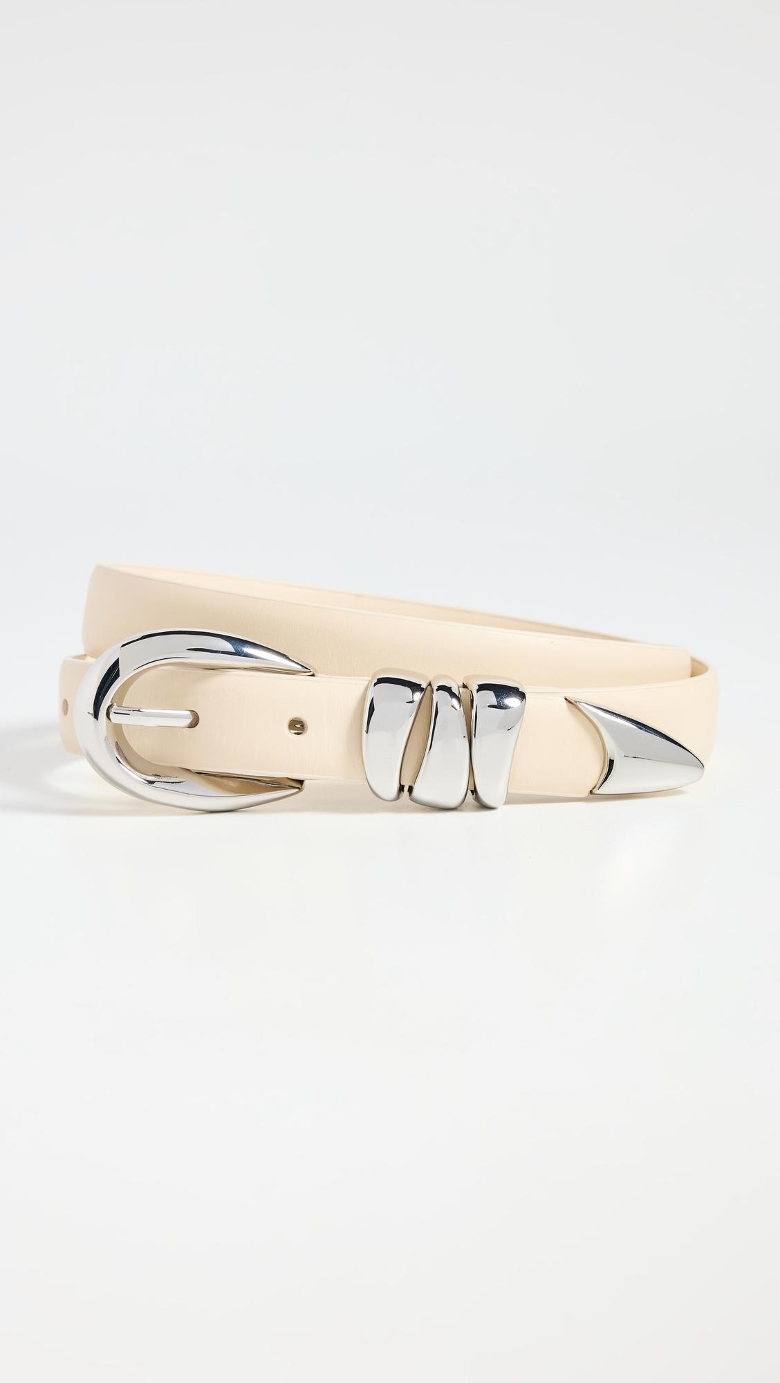 triple metal keeper belt