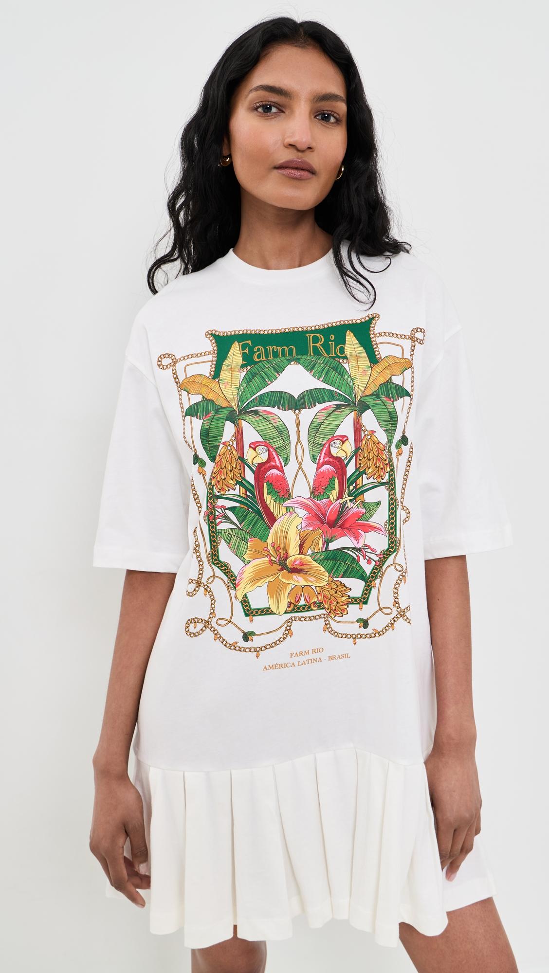 tropical royalty mini dress