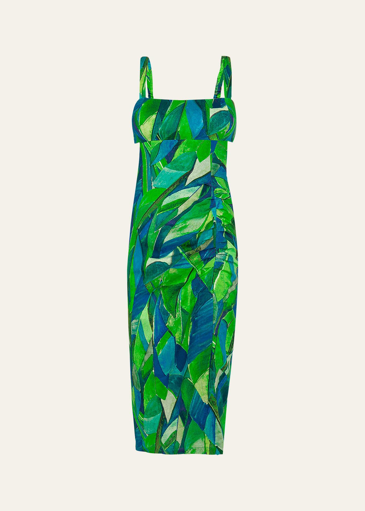 tropics mira midi dress