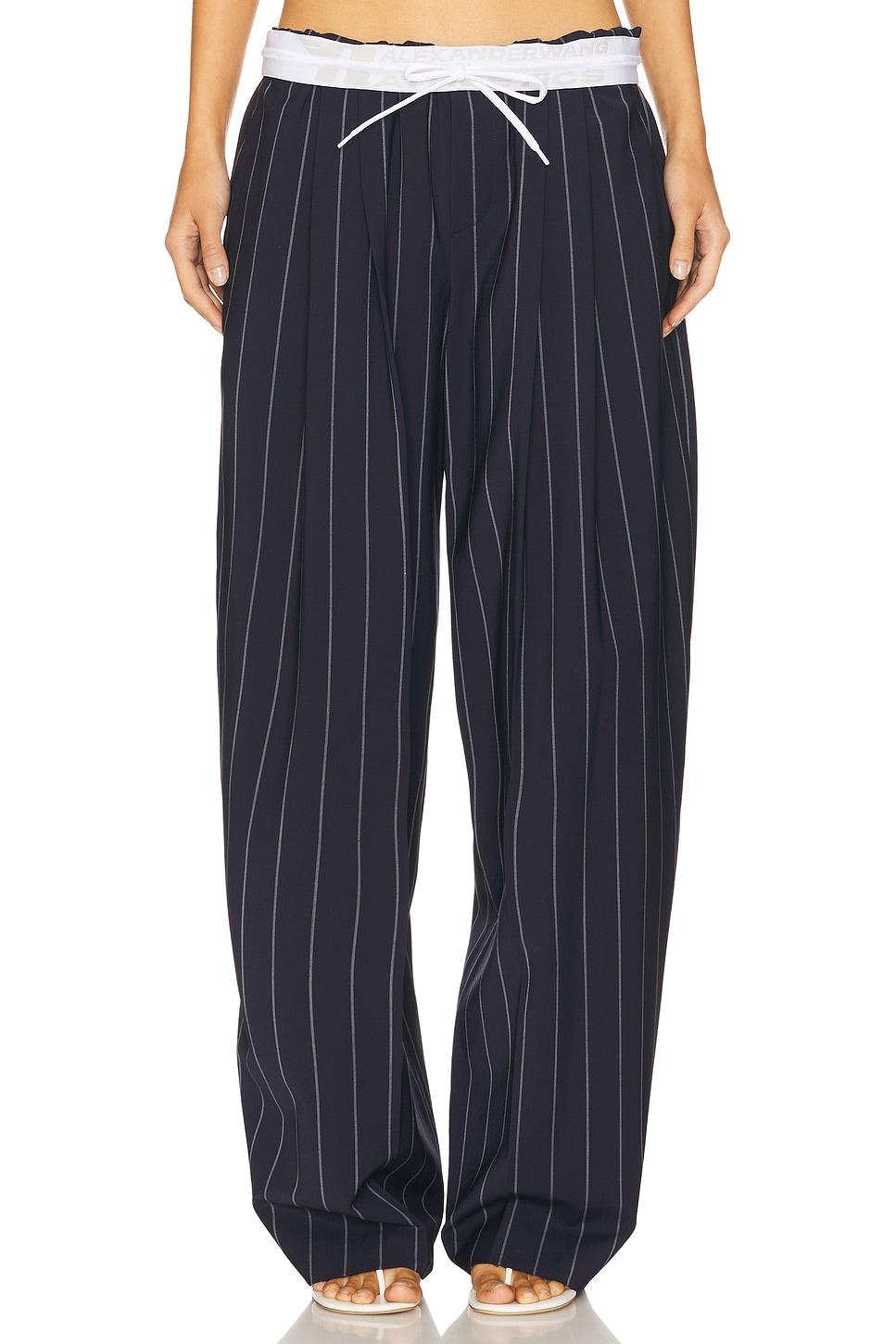 trouser turned down waistband