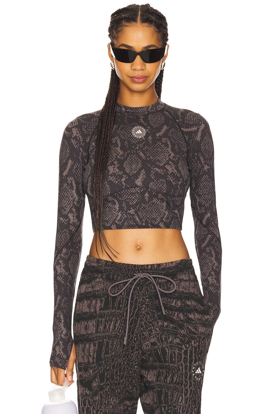 true purpose training long sleeve crop top