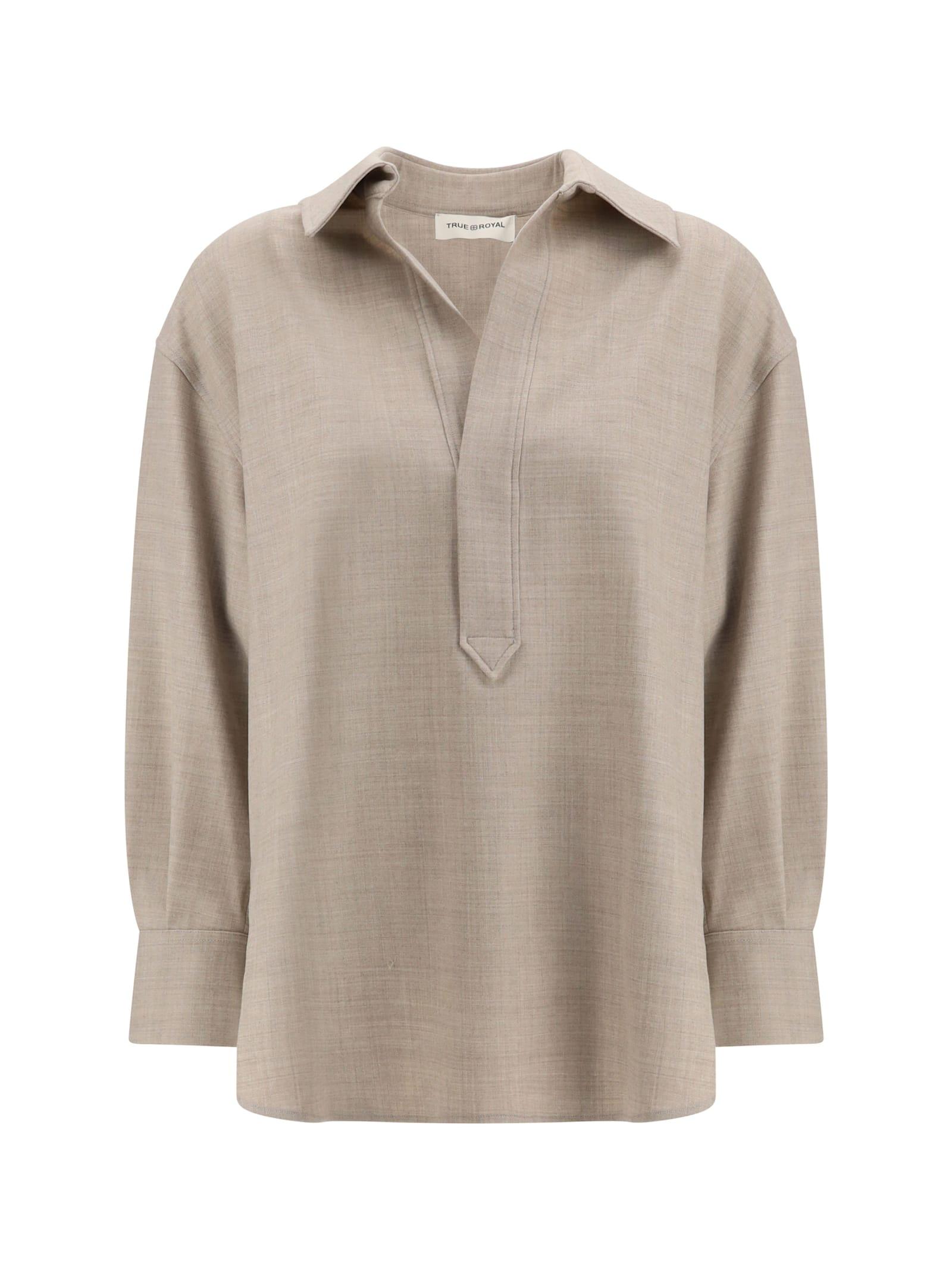 true royal wool shirt