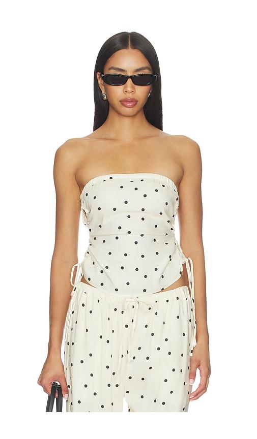 tularosa addy top in ivory.