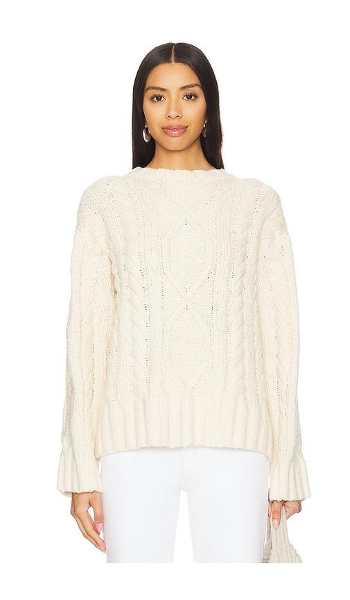 tularosa axel sweater in ivory.