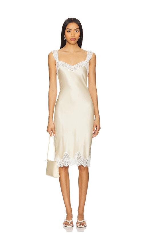 tularosa camille dress in cream.