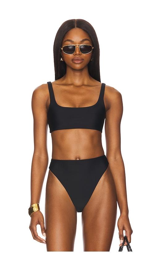 tularosa charee top in black.