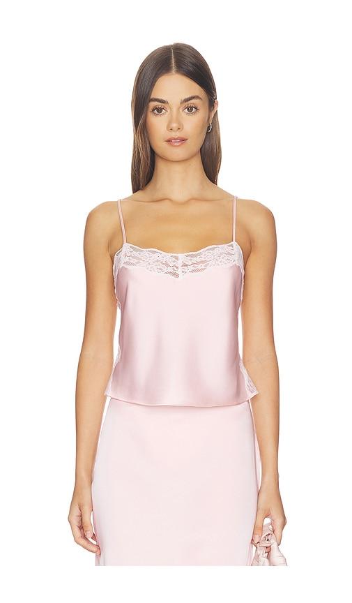 tularosa claire top in rose.