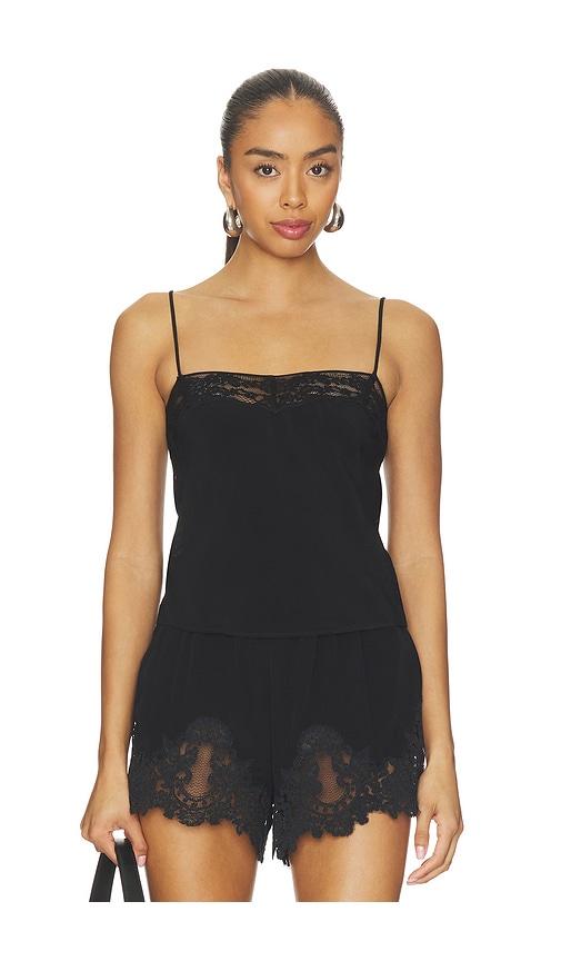 tularosa clara top in black.