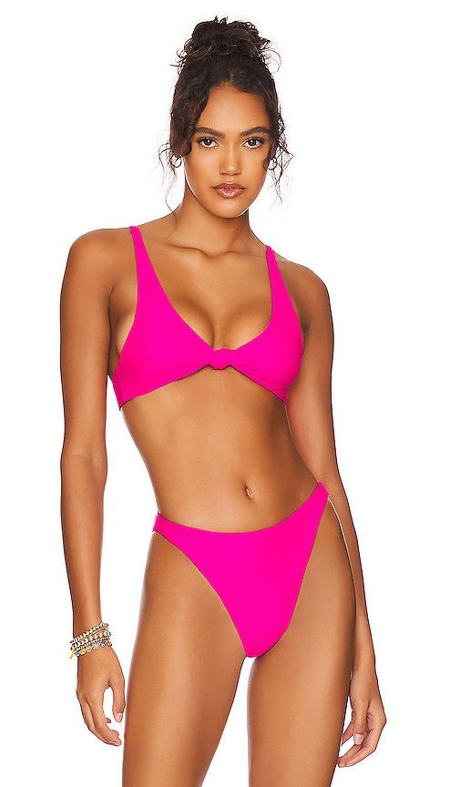 tularosa claudia top in pink.