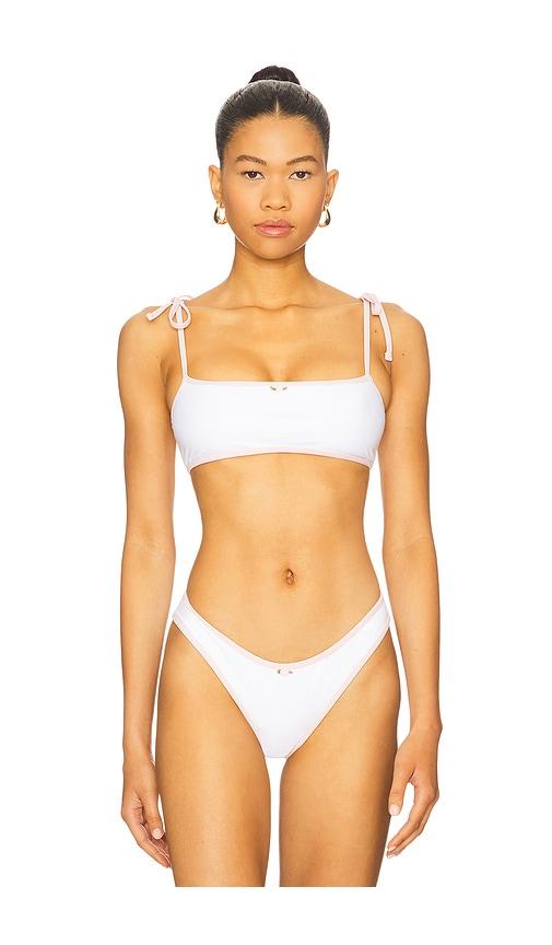 tularosa colby top in white.