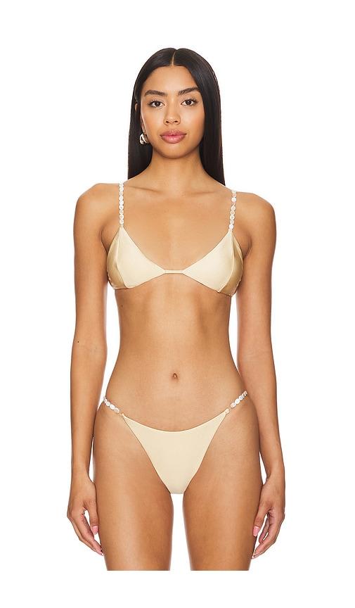 tularosa estelle top in beige.
